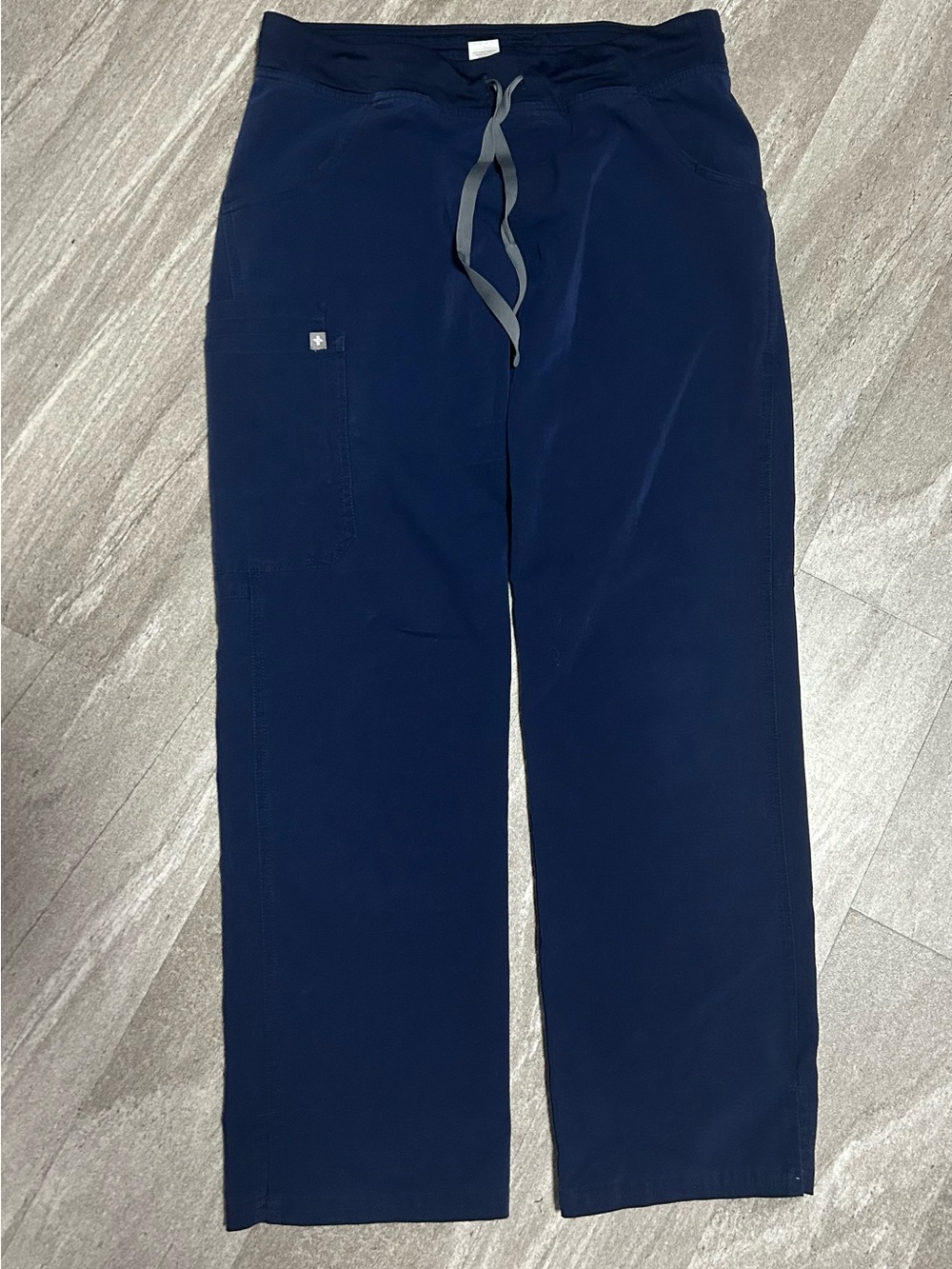 FIGS Navy Small petite Kade Cargo Scrub pants